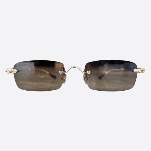 Chrome Hearts Gold Pills III Tinted Glasses - Picture 1 of 5